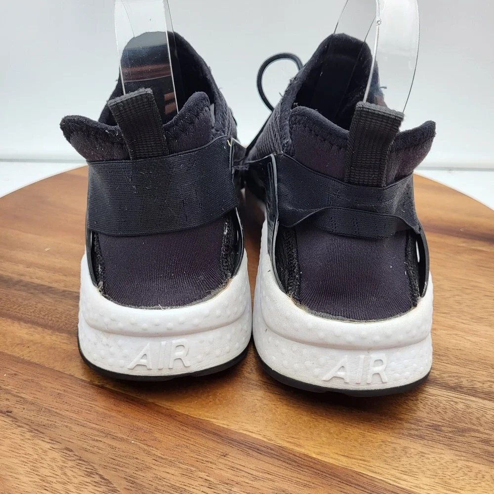 Nike‎ Womens Air Huarache Run Running Shoes Size 9.5 819151-008 Black Trainers